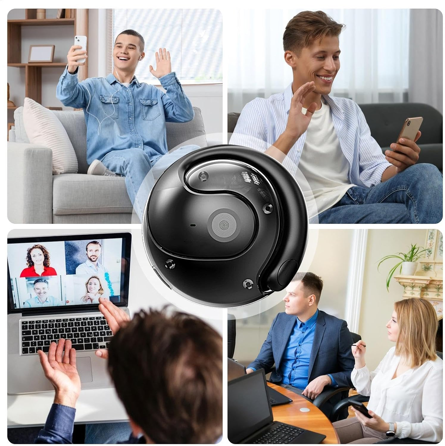 Hy-T26 Pro Wireless Bluetooths Translation Earbuds, Audifonos Traductores De Idioma En Tiempo Real, Hy-T26 Pro Language Translator,Language Translator Earbuds Real Time, Supports 73 Languages (Black) - Purple image number 6