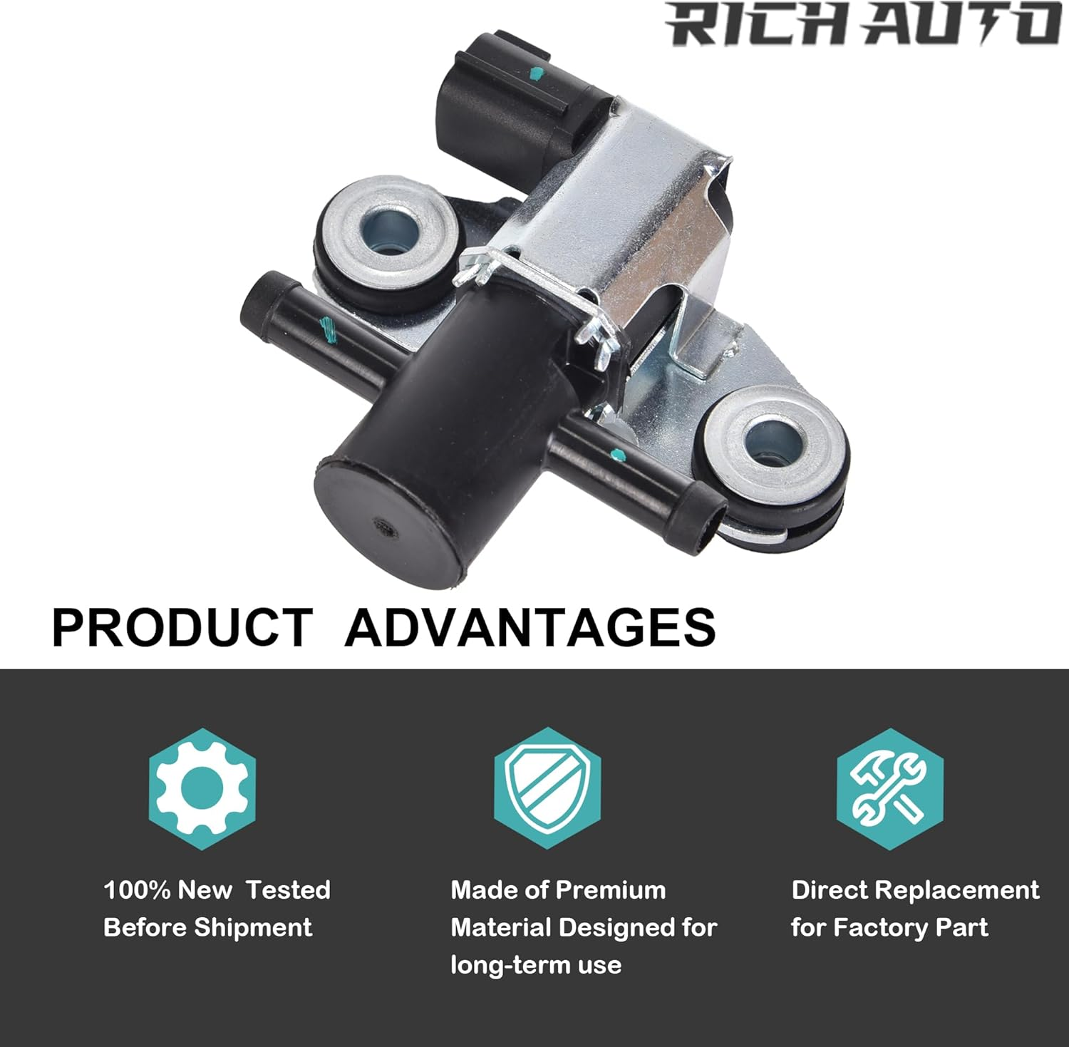 911-509 Vapor Canister Purge Solenoid Valve Fit for Nissan Altima 2007-17/GT-R 2009-21/Maxima/Murano/Np300 Frontier/Pathfinder/Quest/Rogue/Rogue Select for INFINITI FX50/JX35/QX60/QX70