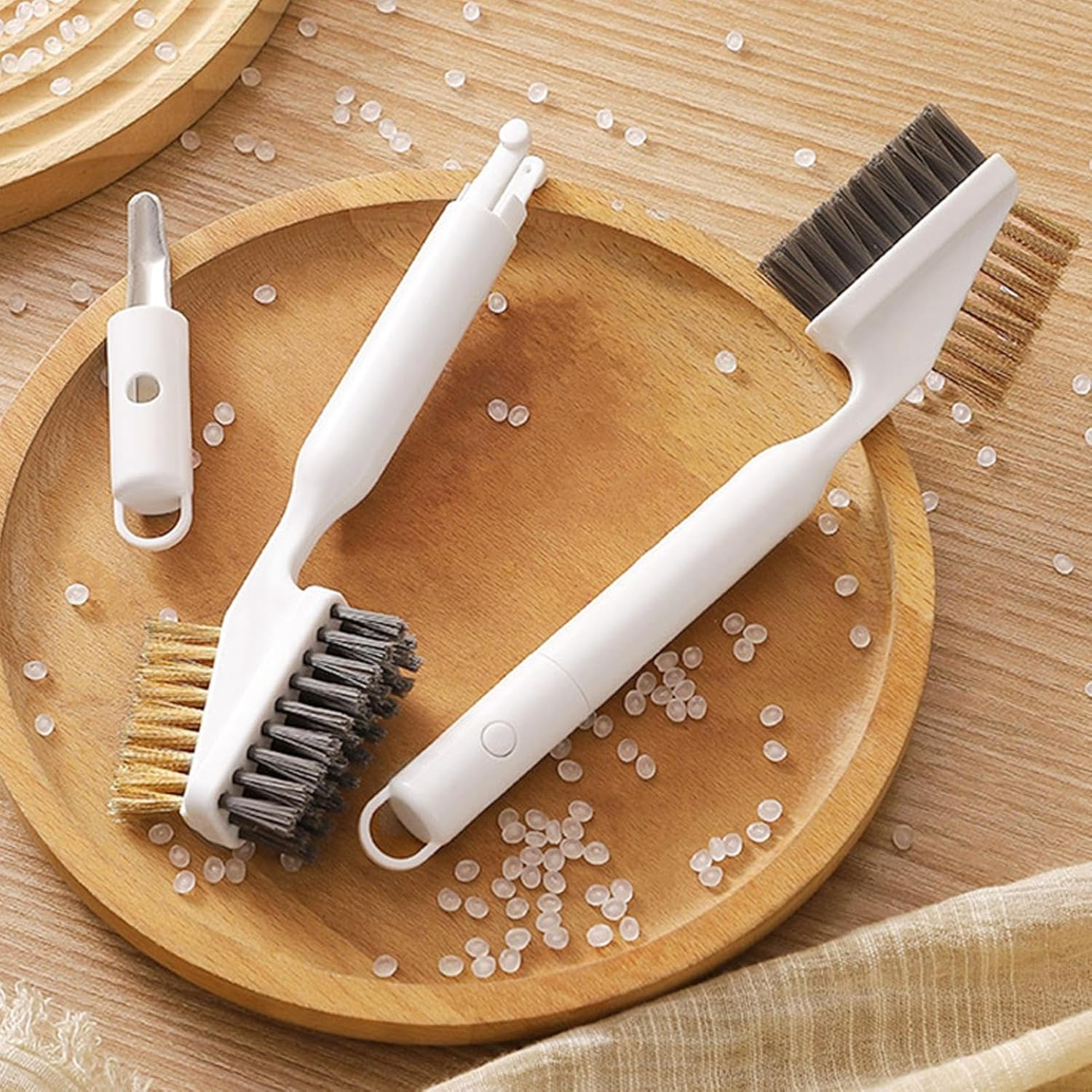 Seafood Cleaning Brush, Multi-Purpose Shellfish Deep Cleaner Brushes, Comfortable Grip Household Deep Cleaning Tool for Dormitory Apartment Hotel Party