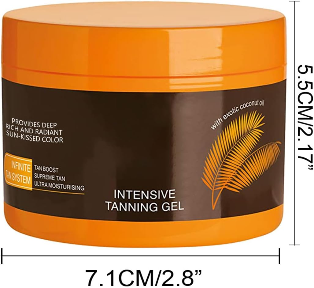 Intensive Tanning Gel, Luxury Intensive Tanning Gel, Intensive Tanning Luxe Gel, Carotene Tanning Gel, Tanning Accelerator for Outdoor Sun, Achieve a Natural Tan Skin (2) image number 4