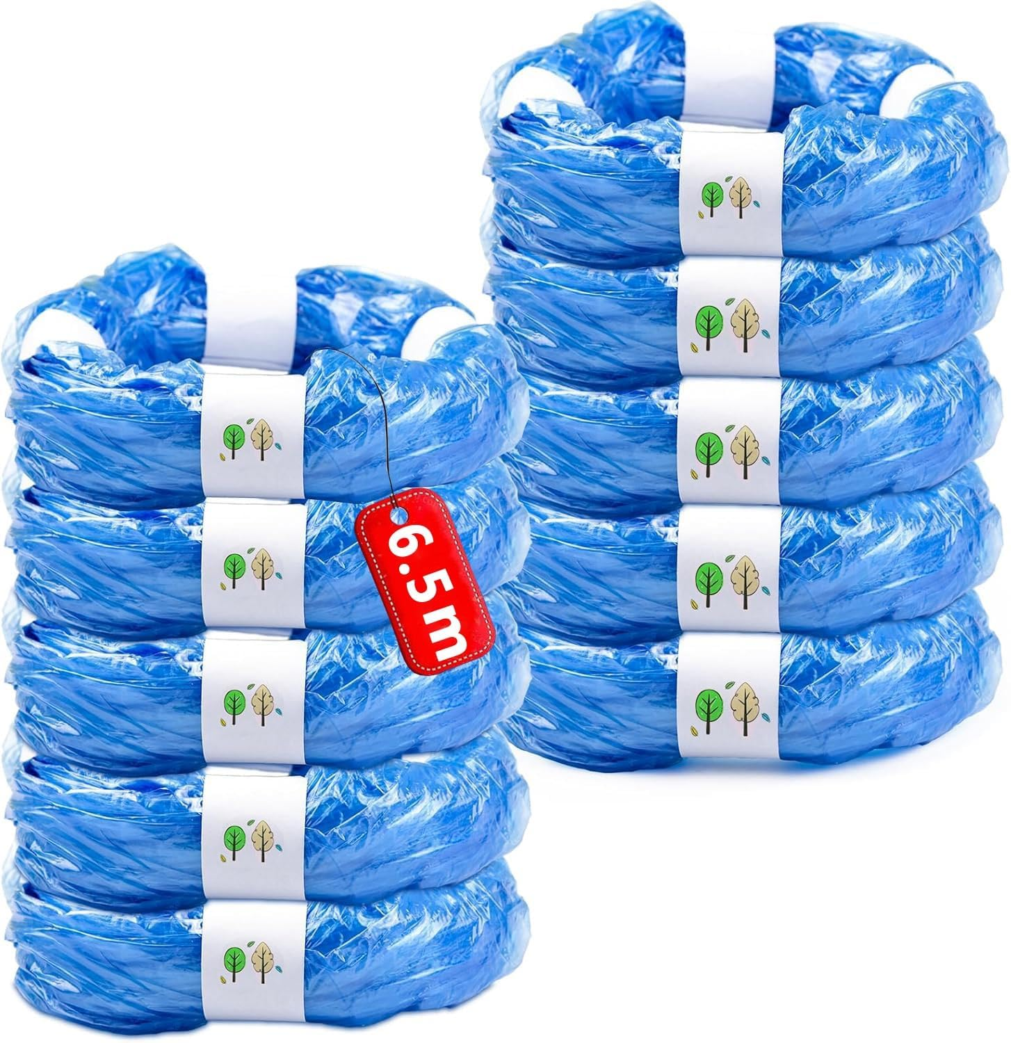 10 Pack Nappy Bin Refills, 6.5M Long Hold 320 Nappies, Diaper Pail Refills Compatible with Angelcare,Twist & Click，Litter Locker and All Other Bins image number 5