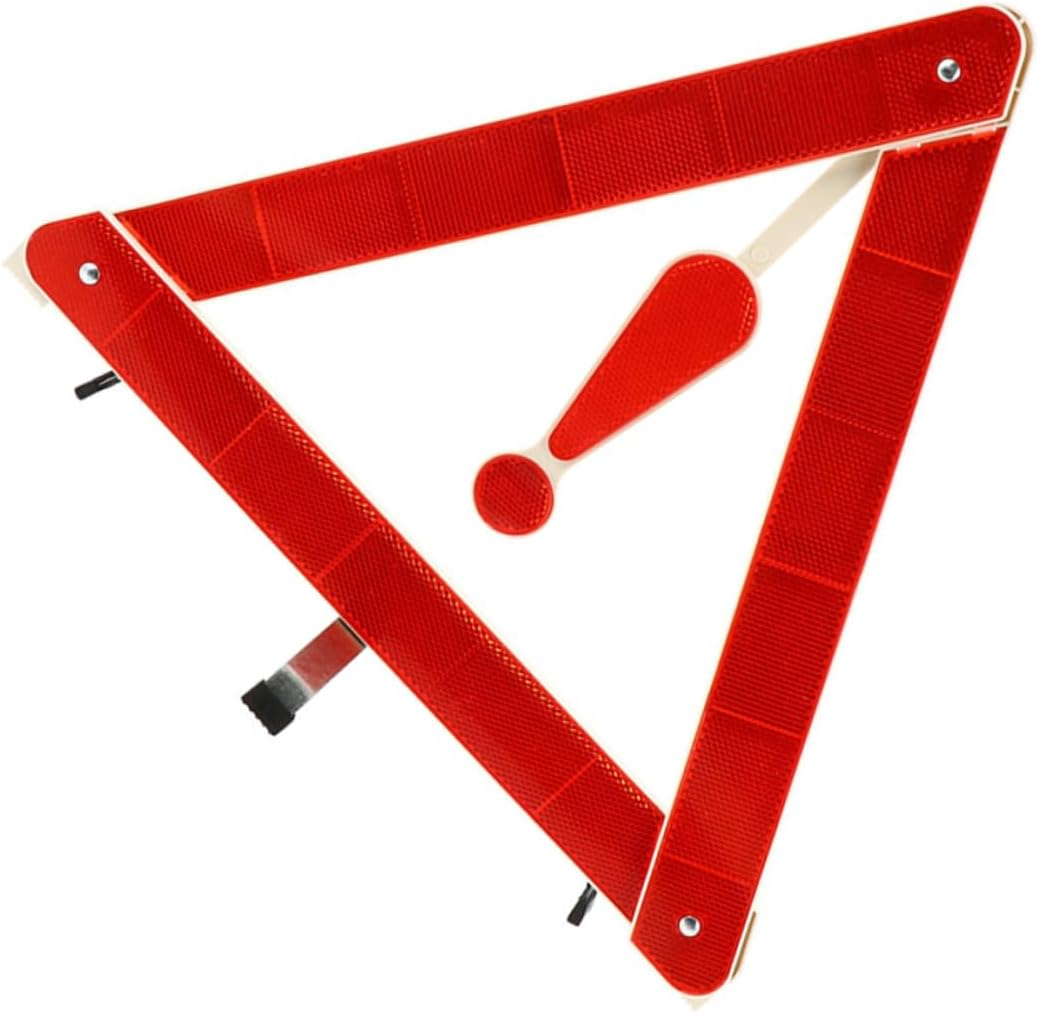 CANIGHT Stable Triangle Design Plastic Material Road Construction Use Warning Sign Car Safety image number 3