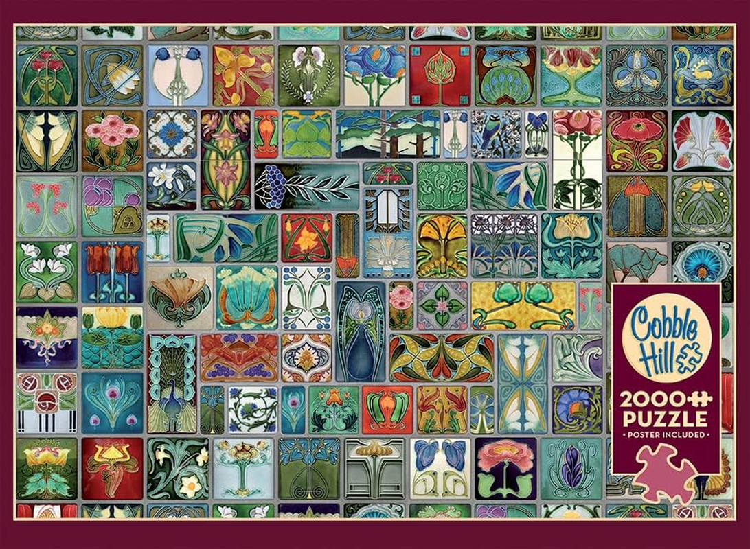 Cobble Hill Tilework Jigsaw Puzzle (2000 Pieces) image number 2