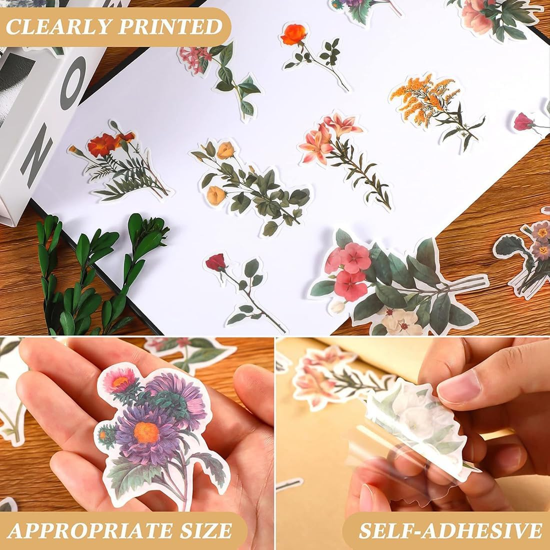 420 Sheets Scrapbooking Paper Supplies, Vintage Scrapbook Paper, Journaling Scrapbooking Supplies Kit Aesthetic Decorative Stationery Paper Decal Floral Washi Sticker for DIY Craft image number 6