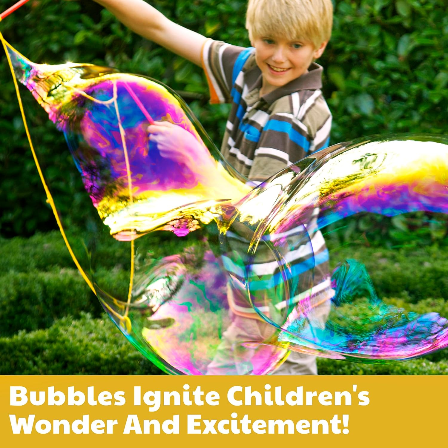 4M Kidzlabs Bubble Science, Create Giant Bubbles, Homemade Solution Recipe, Bubble Geometry and Sculptures, Uses Everyday Materials, Learn STEAM Principles image number 4