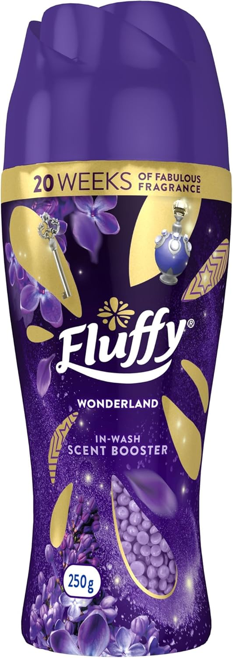 Fluffy Laundry in Wash Scent Booster Beads, 250G, Wonderland, Perfume for Your Wash, Laundry, Long Lasting Freshness, Fragrance image number 1