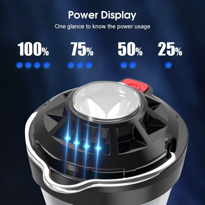 USB Rechargeable Lanterns Portable Hanging Lamp Camping Lights Mini Tent Light image number 1