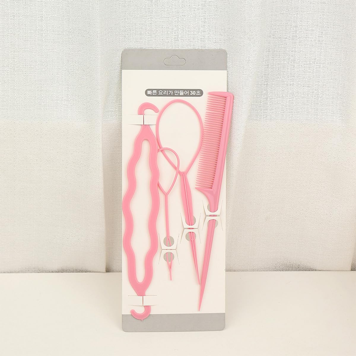 CENPEK Elastic Hair Bands Tool Set, Multicolor Mini Rubber Hair Bands with 4 Tail Hair Tools and 1 Scrunchie Remover for Braiding Hair for Women Wedding Hairstyle image number 3