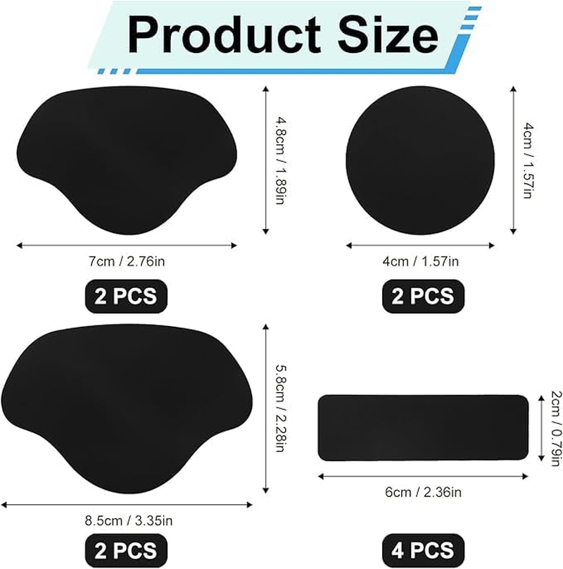 10Pcs Self-Adhesive Shoe Hole Repair Patches for Back of Shoes, Shoe Hole Repair Sneaker Hole Patch, Self-Adhesive Sneaker Heel Repair Patch image number 1