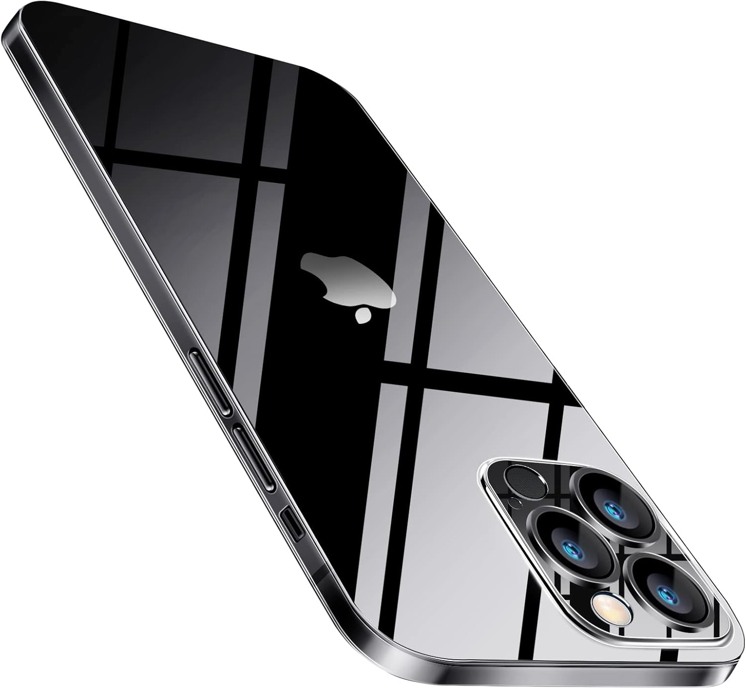 Purluct for Iphone 15 Pro Max Slim Case,Paper-Thin Transparent Finish Skin Back Case [Non Yellowing] Ultra Protective Cover with Camera Protection 6.7 Inch (Clear) MNYL04914