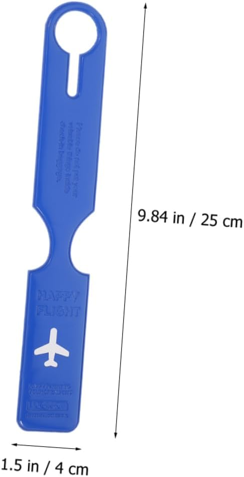 LIGIGWASH 2Pcs Travel Accessories Plastic Luggage Tags Suitcase Tag for Airplane image number 6