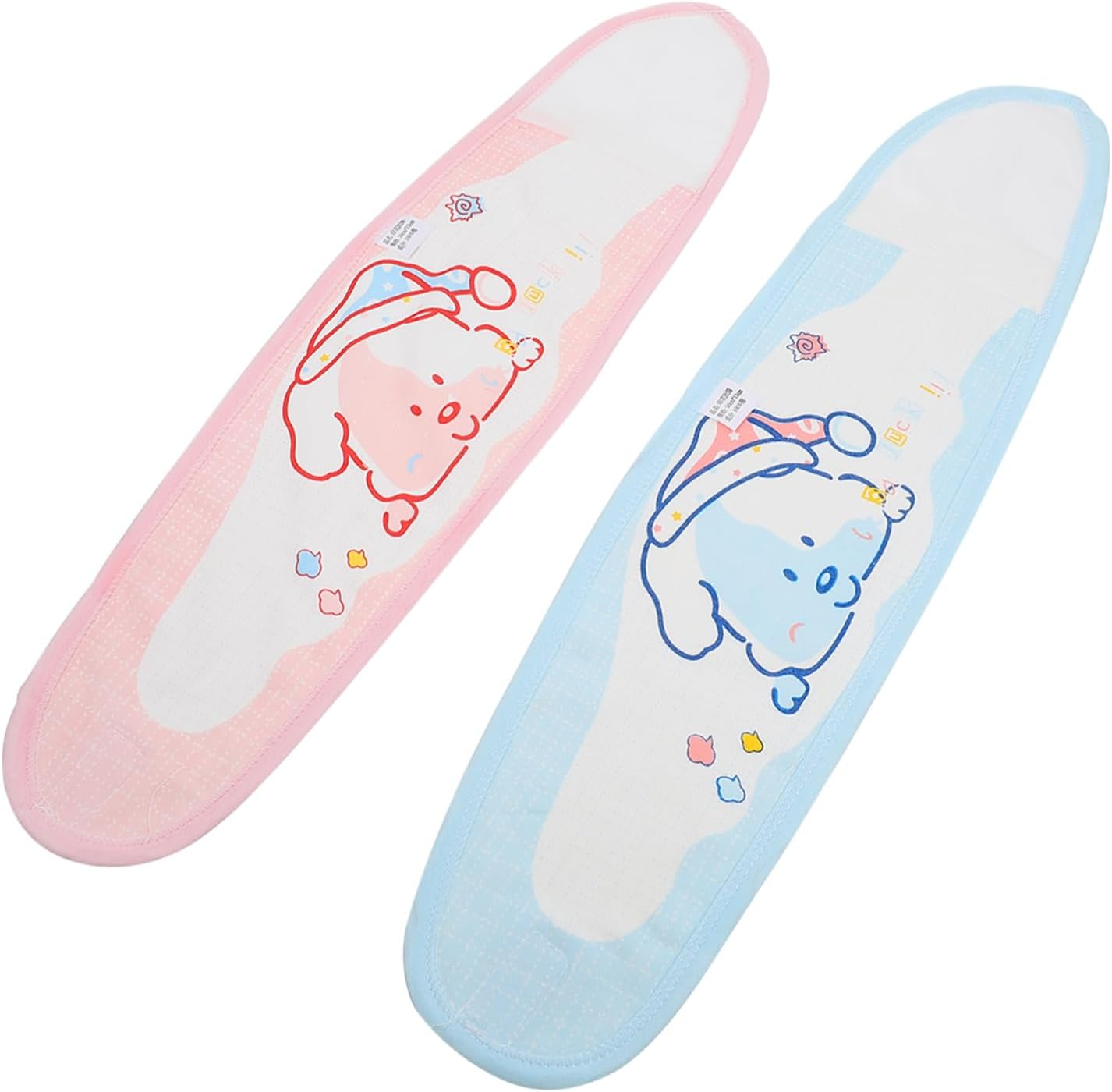 2Pcs Umbilical Cord Protection Cotton Belly Bands for Newborn Comfortable Swaddle Accessory for Postpartum Belly Support image number 3