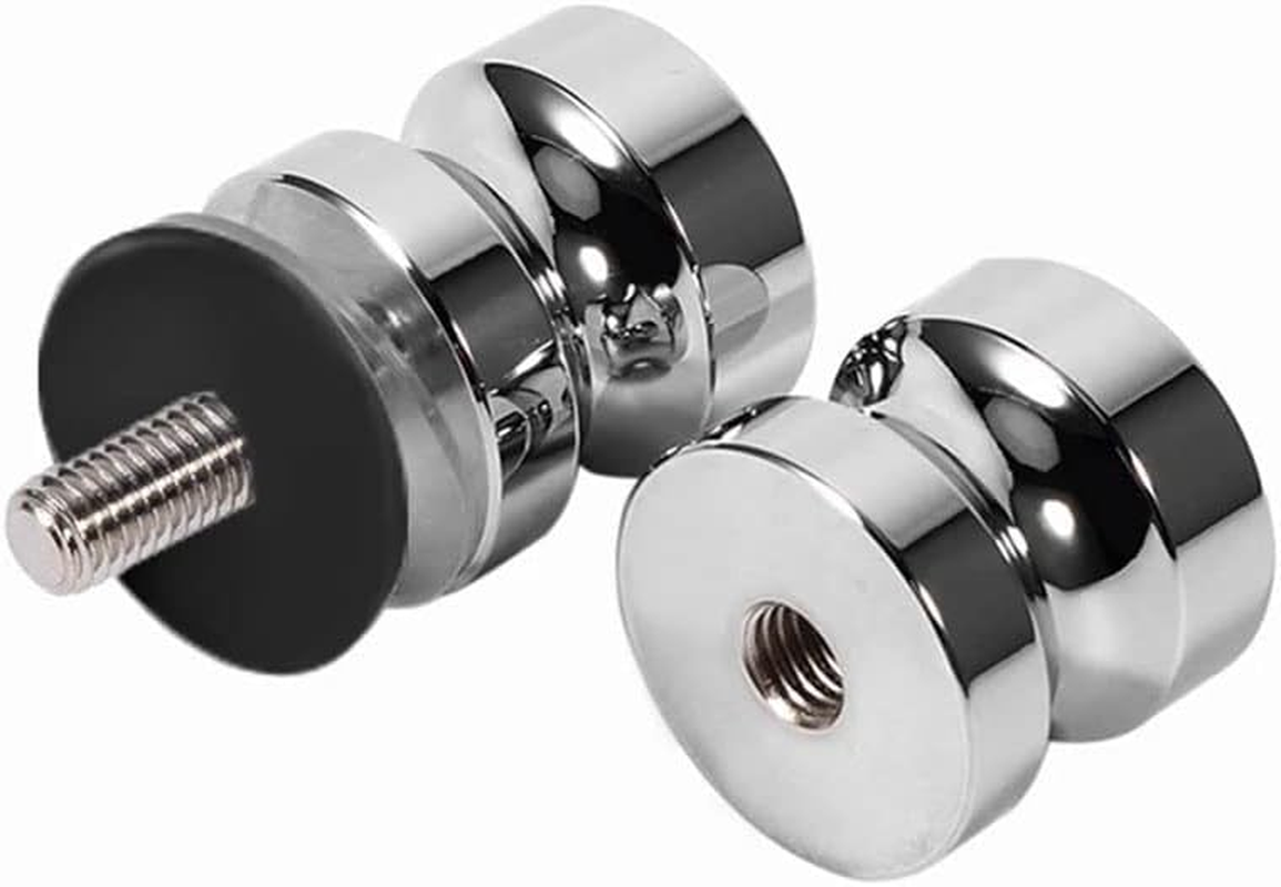 BIGTEDDY Back-To-Back Glass Door Knob Puller Push Handle Bathroom Shower Stainless Steel image number 1