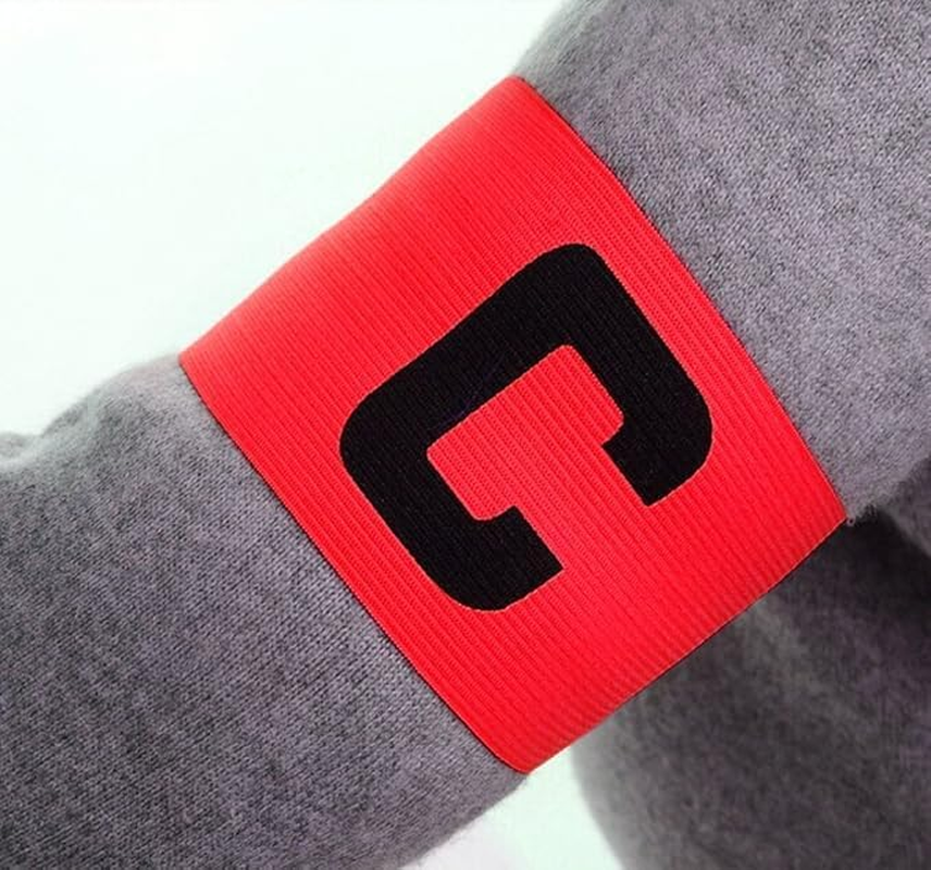 Soccer Captain Adjustable Armband Kids Basketball Kids Soccer Sports Accessories Soccer Captain Armband C Captain Armband Vice Captain Armband Soccer Armband - 5 Colors per Pack image number 3