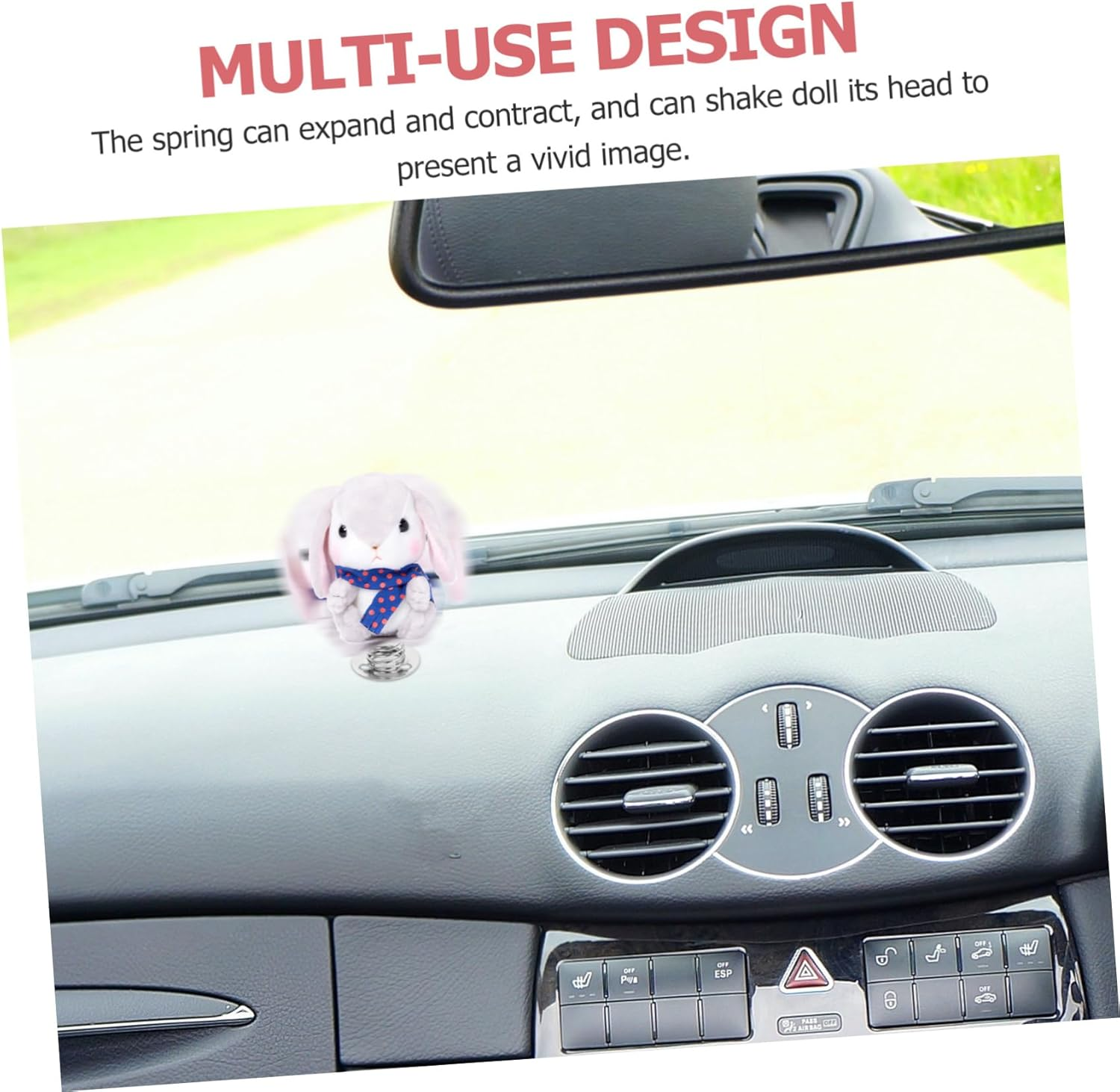 NUOBESTY 10Pcs DIY Spring Base Doll Car Toy Cars Toys Bobblehead Spring Base Compression Spring Car Accesories Dashboard Toy Spring Bases Spring Toy Gadgets Stainless Steel Shake Your Head