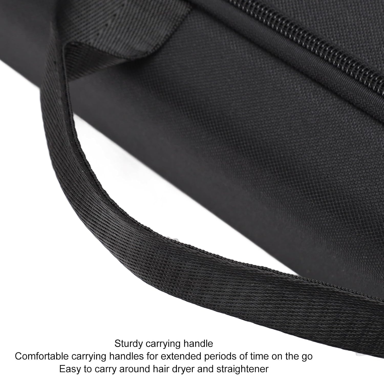Hard Carry Travel Case for Airstrait HT01 Hair Dryer Hair Straightener, Drop Proof Hair Straightener EVA Case with Carrying Handle, 17.7X3.5X4.3In image number 2