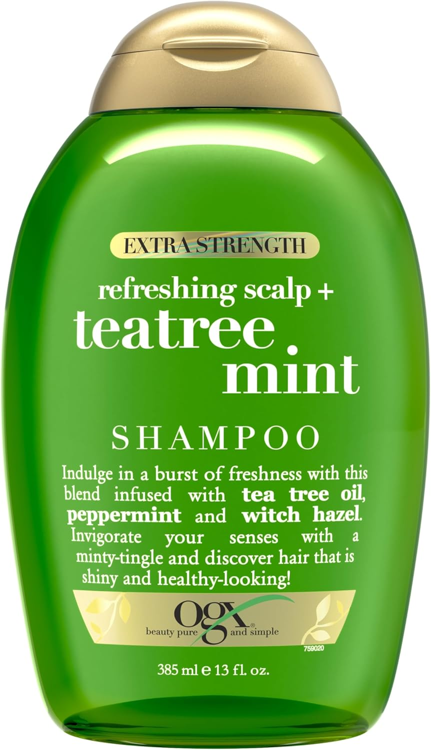 OGX Extra Strength Refreshing Scalp + Tea Tree Mint Shampoo, 380Ml