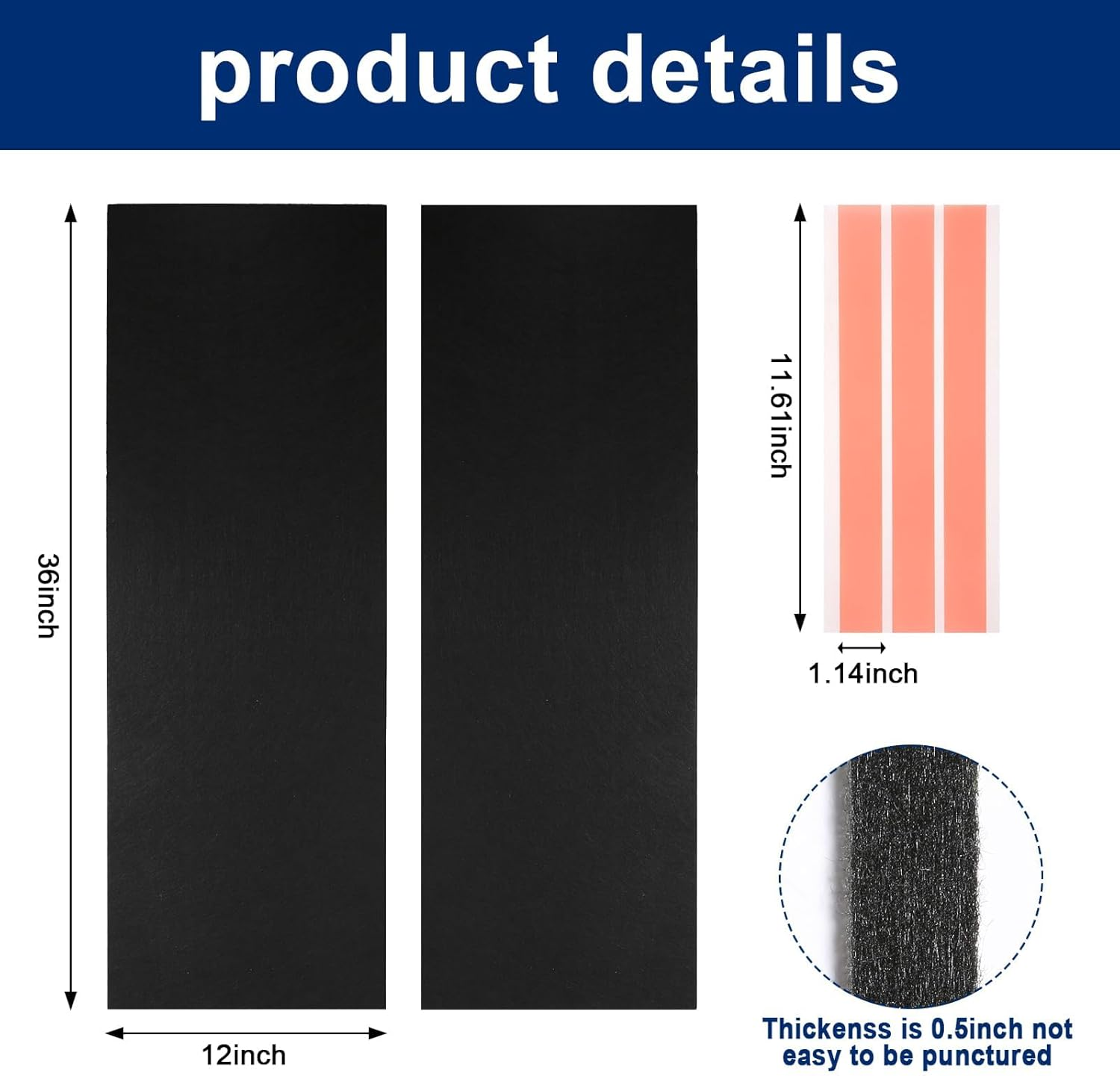 2 Pack Dart Board Wall Protector, Felt Wall Tiles, 90 X 30 X 0.9 Cm, Dart Board Surround Backboard image number 6