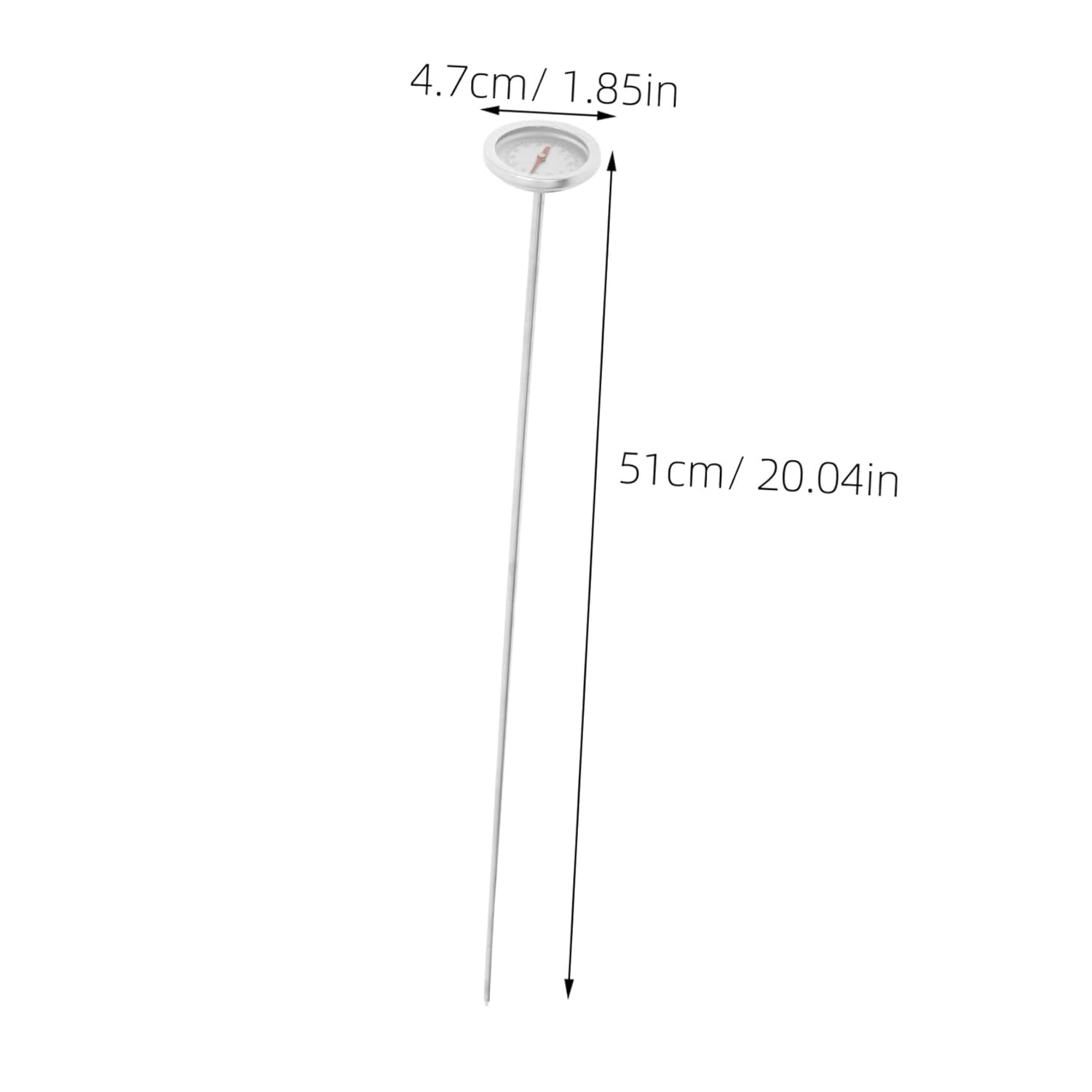 Compact Compost Soil Thermometer Probe Accurate Temperature Gauge for Gardening Portable Backyard Soil Temperature Tool User-Friendly Measurement for Home Gardeners image number 3