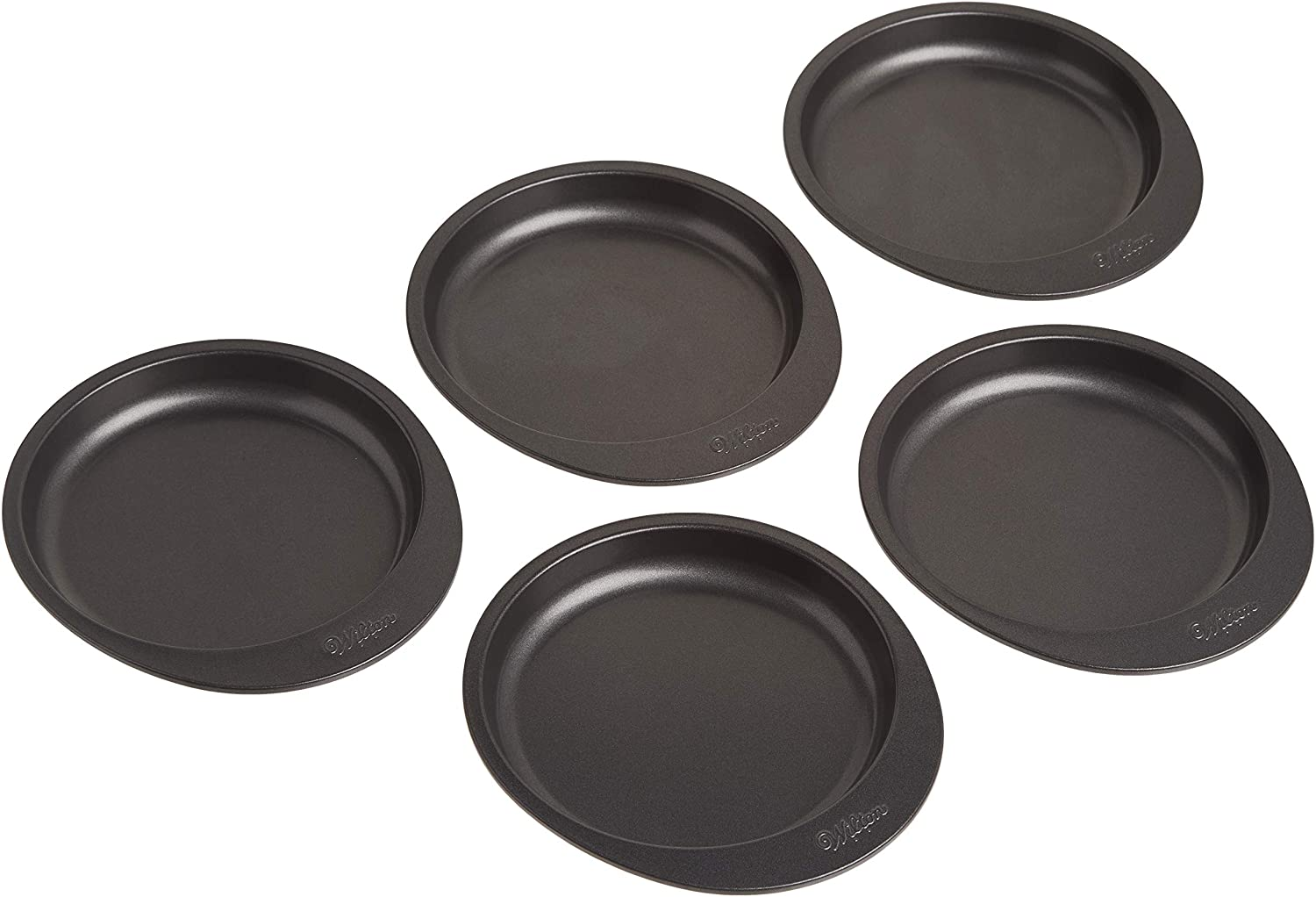 Wilton Easy Layers round Layer Cake Pans Set, 4-Piece 5.7 In*9.4 In*9.4 Black