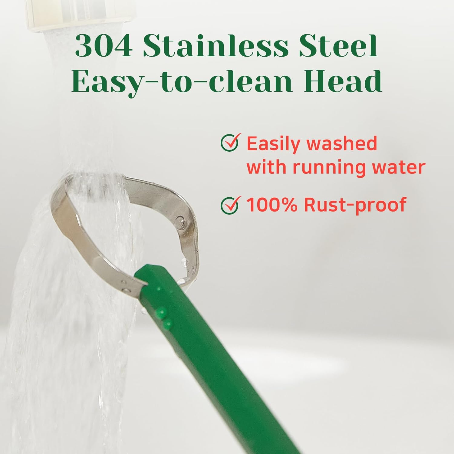 Euthymol Tongue Scraper - Stainless Steel Cleaner, Reduce Bad Breath & Help Your Oral Hygiene. image number 5