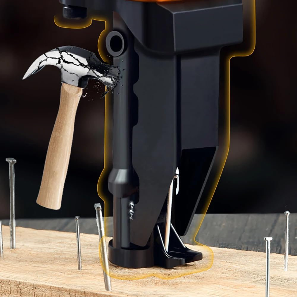 Air Nail Puller & Remover, Ergonomic Pneumatic Denailer Tool for Recycled Wood Fence Pallet image number 4