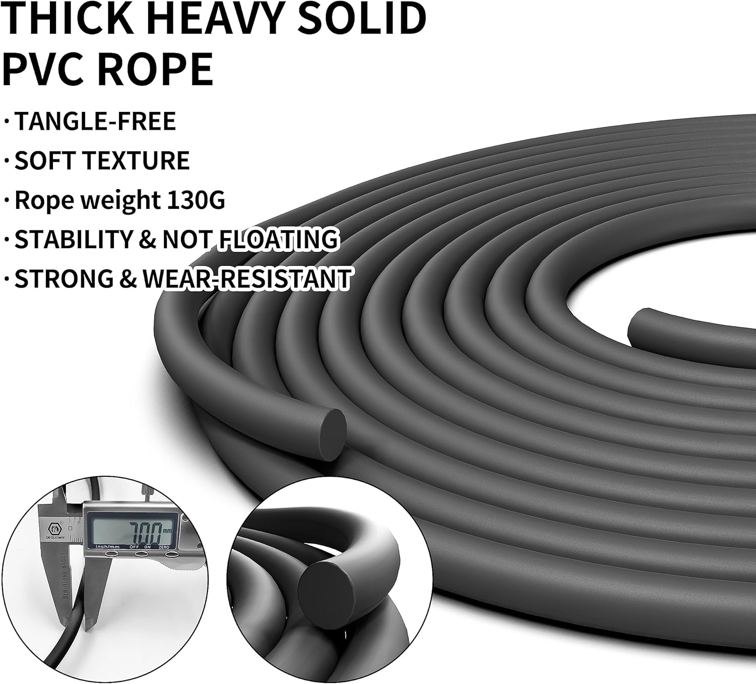 PROIRON Skipping Rope Double Weighted Jump Rope 360&deg; Swivel Ball Bearings Tangle-Free Double Fat Burning with Aluminum Handle Weighted Jumping Rope for Endurance Weight Lose Crossfit MMA Cardio & Workouts image number 6