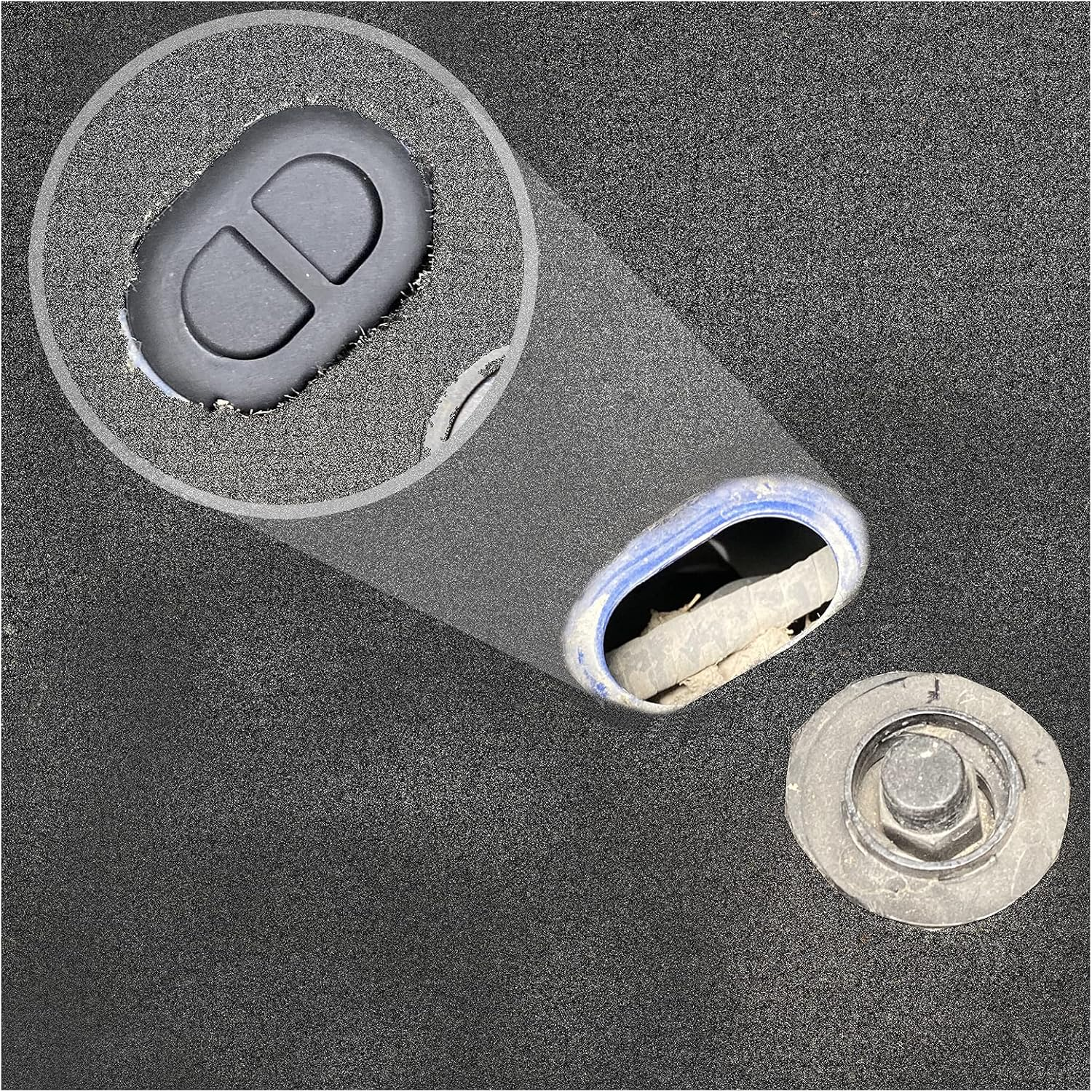 Drain Plug for Jeep, Rubber Floor Drain Plug Compatiable with 2007-2018 Jeep Wrangler JL JK JKU Floor Pan Plug Oval Rubber Plugs 4PCS image number 1