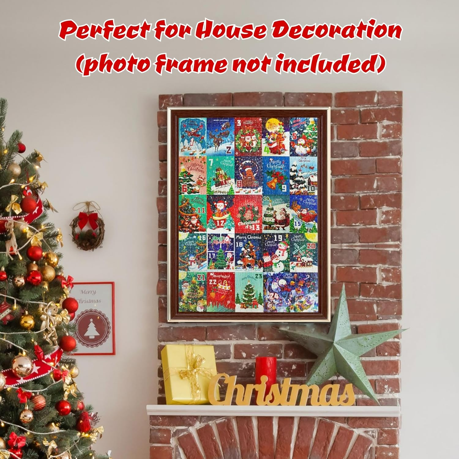 Advent Calendar 2025 Christmas Jigsaw Puzzles 1008 Pieces, 24 Boxes of Christmas Countdown Calendar Puzzles for Adults, Funny Holiday Puzzles for Kids as Christmas Decor image number 4