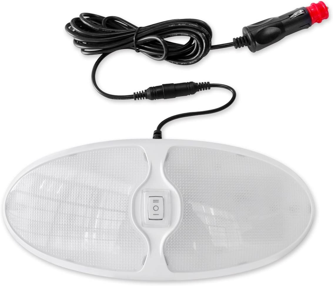 Dream Lighting 12V DC LED Camping Light Kit Tent down Awning Lamp for RV Motorhome Caravan Motorhome Outdoor Indoor Trailer Cool White/Amber Cigarette Connector Charge image number 6