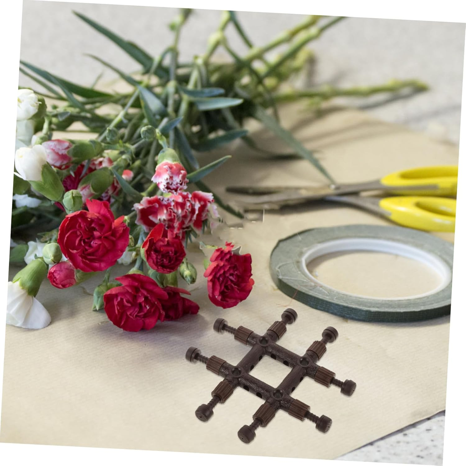 TOPPERFUN 3Pcs Flower Arranging Tool Flexible Flower Fixator Arrangement Cage for DIY Arranging Supplies image number 5