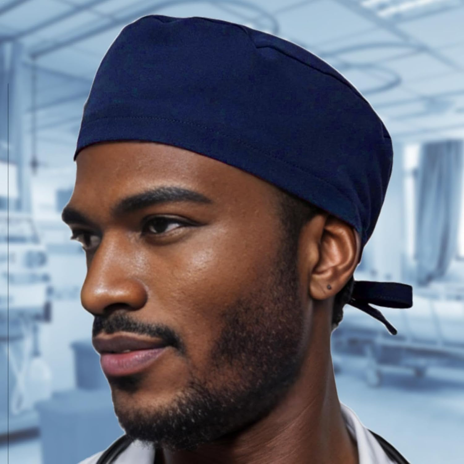 Surgical Cap - Work Hat Cotton Surgeon Caps,Surgical Headwear, Nurse Scrub Cap, Doctors, Nursing Caps for Nurses, Dentists, Pharmacists, Vets, Personnel