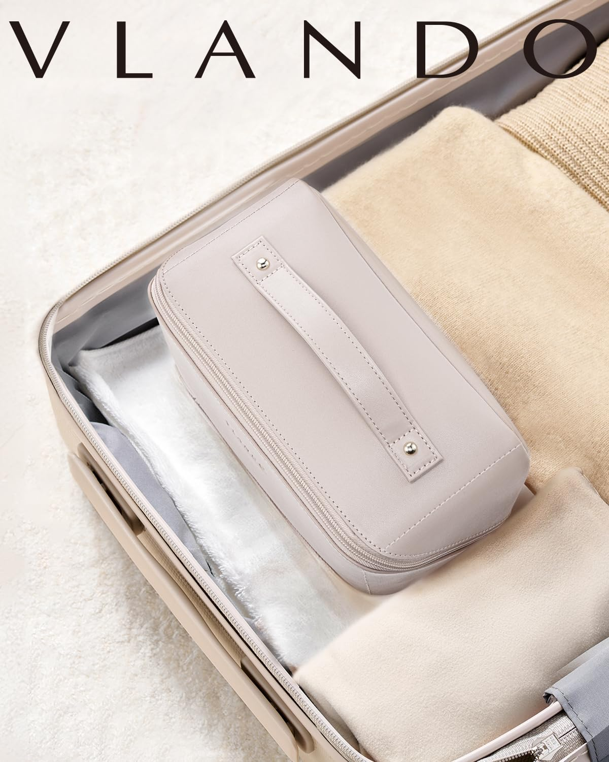 Vlando Makeup Bag for Travel image number 4