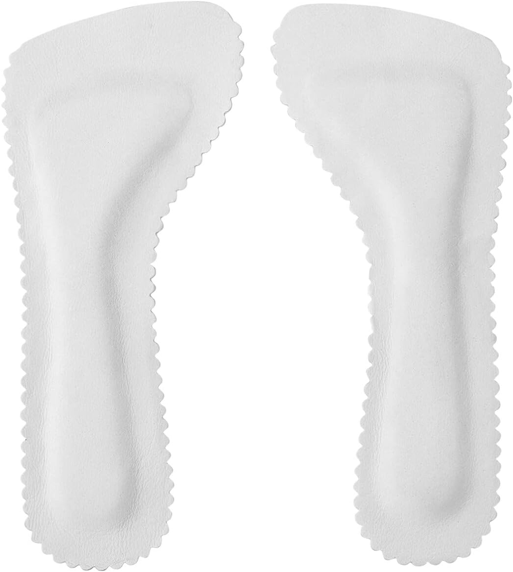 Baluue Black High Heel Anti-Slip Stickers Self-Adhesive Leather and Latex Shoe Pads for Women Breathable and Sweat-Absorbing Insoles for Daily Comfort and Foot Support