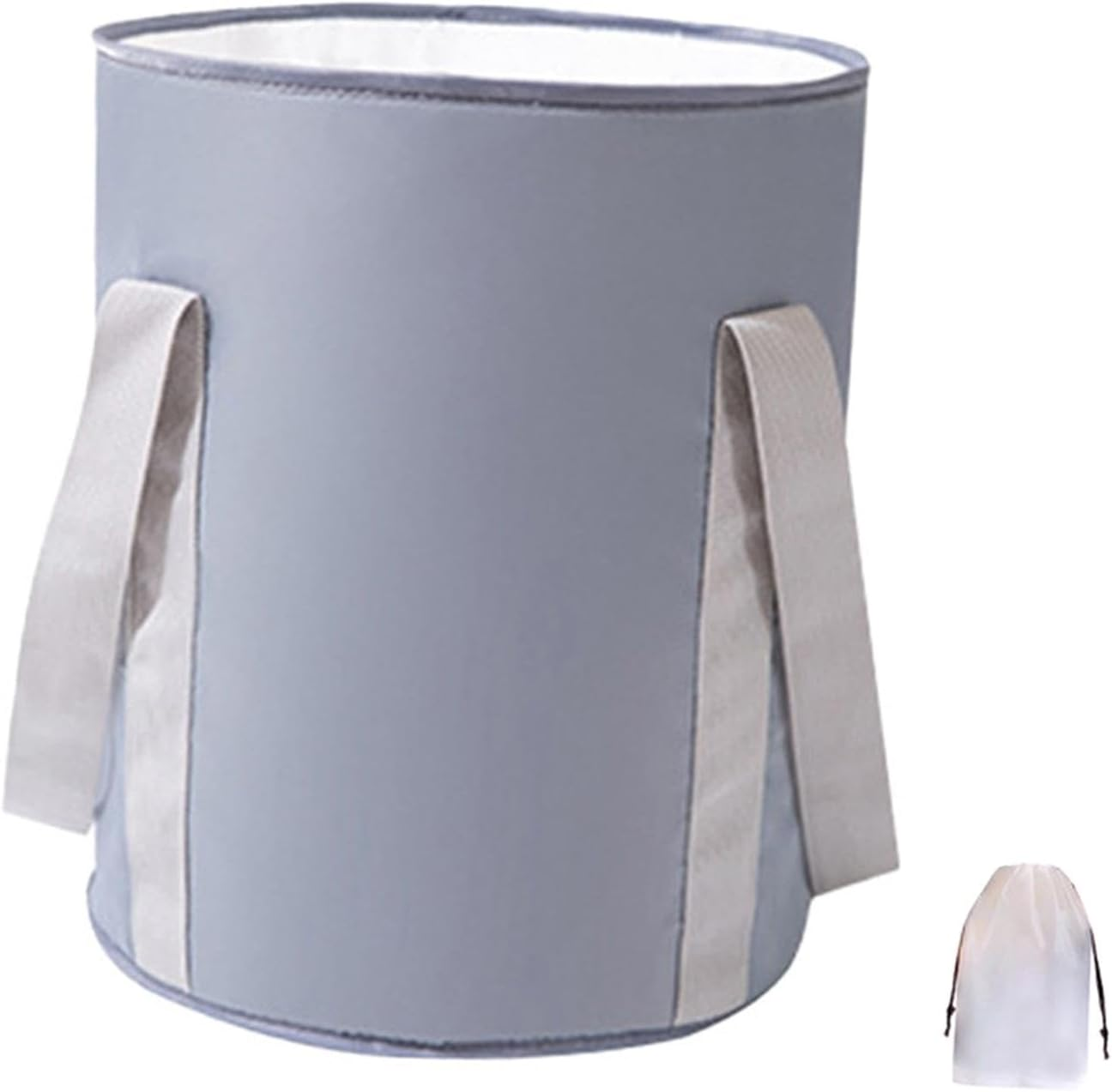 OIIBWQ Folding Foot Bath Tub Feet Washing Basin Foot Soaking Bucket for Dormitory, Gray, S