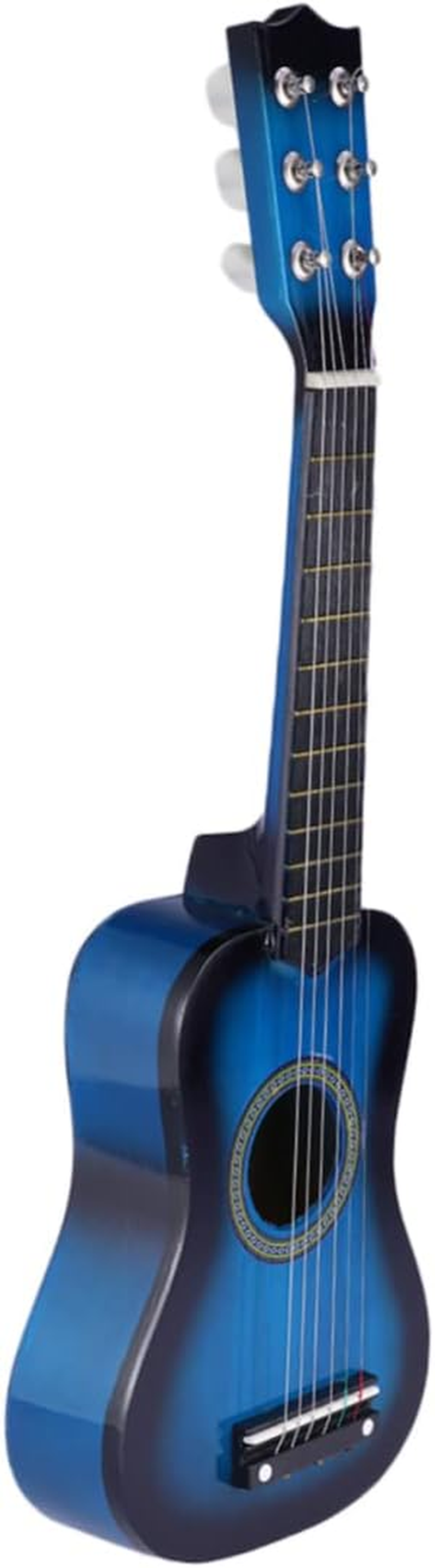 Portable Boys and Girls Guitar Acoustic Wooden Boys and Girls Musical Instrument for Easy Learning image number 4