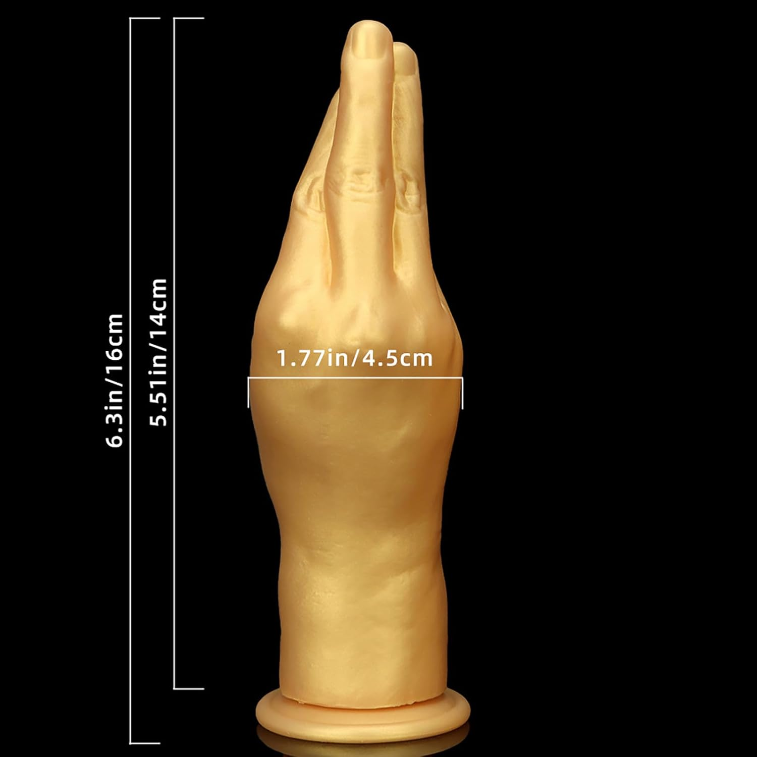 Realistic Hand Dildo Butt Plug Silicone Huge Palm Anal Plug Extra Large Fisting Anal Dilator Lifelike Fist Dildos with Strong Suction Cup image number 1