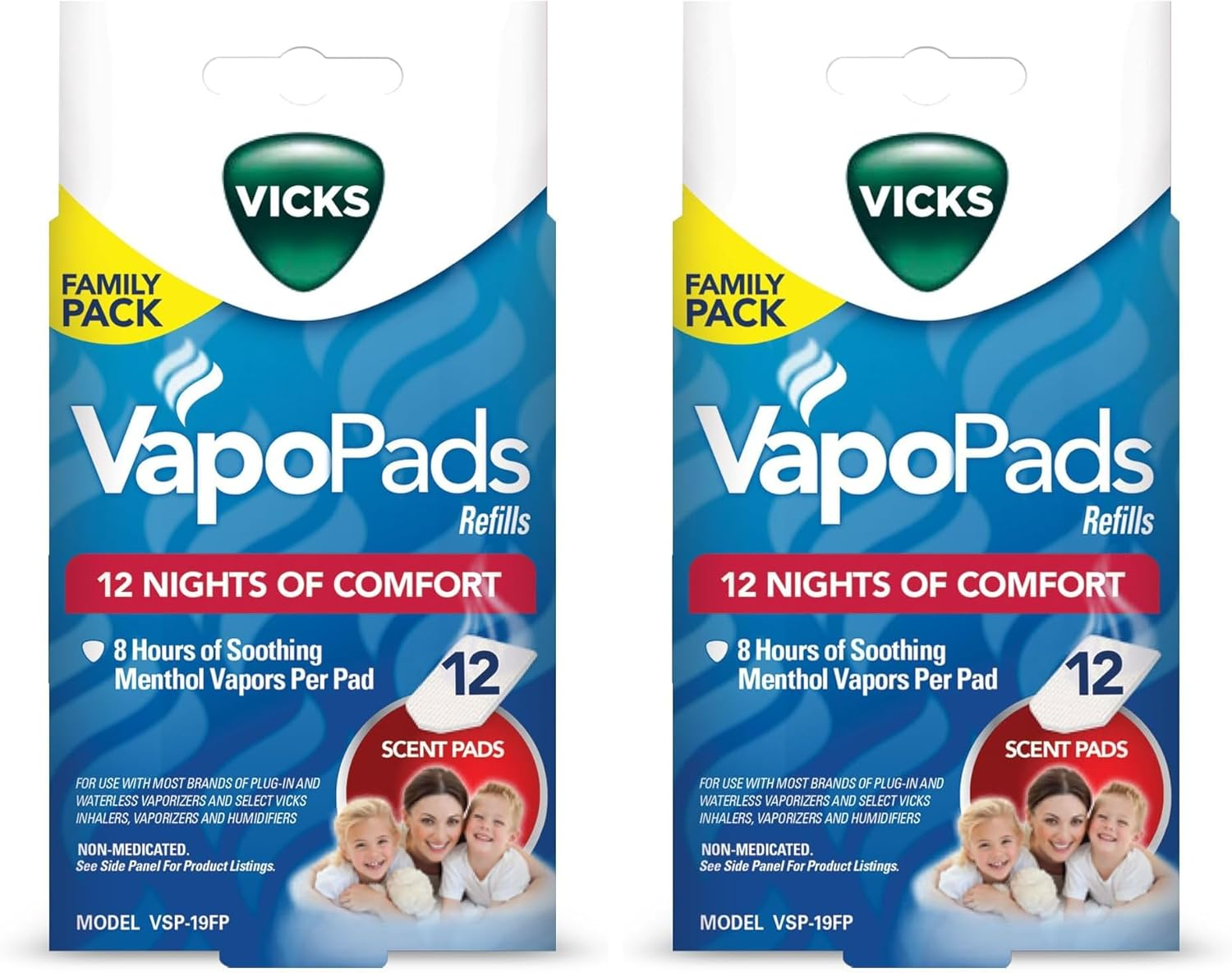 Vicks Vapo Pad Family Pack, 12 Count image number 3