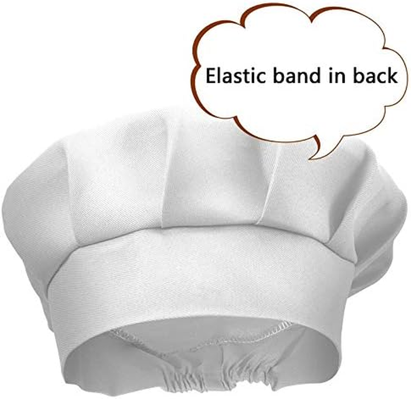 Oidnvay 10-Piece Children'S Apron and Chef Hat Set Adjustable Children'S Kitchen Apron for Cooking and Painting