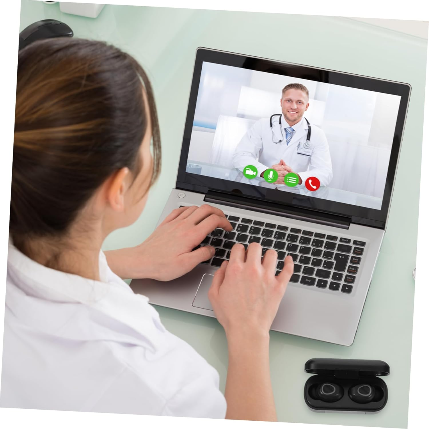 CIYODO 1 Set Wireless Earbuds Noise Canceling Headphones with Battery Ergonomic Design for Comfort Deep Bass Sound for Sports and Daily Use image number 1