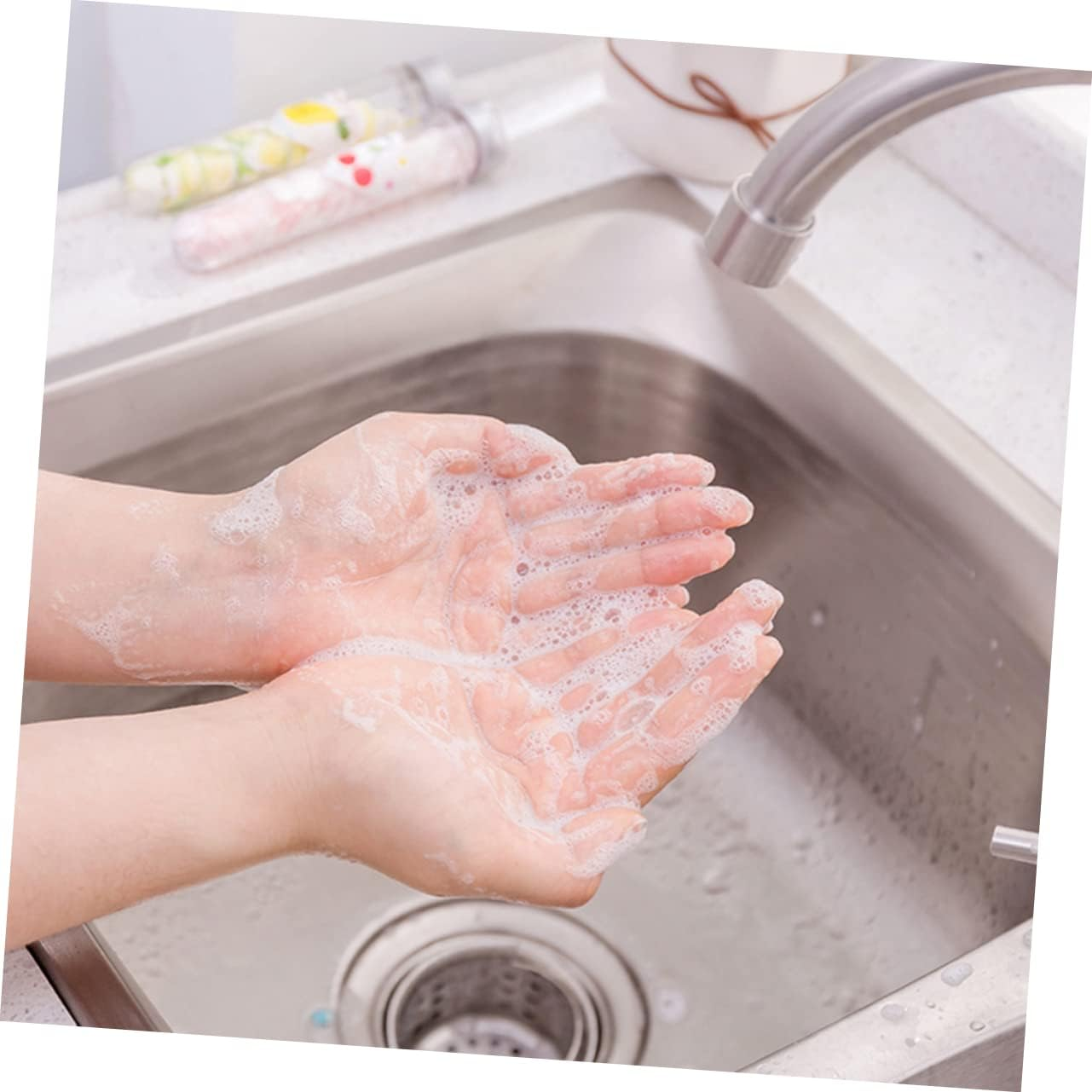 MOBUTOFU 12Pcs Portable Soap Sheets Travel Wash Soap Paper Sheets Flakes for Outdoor Camping BBQ image number 4