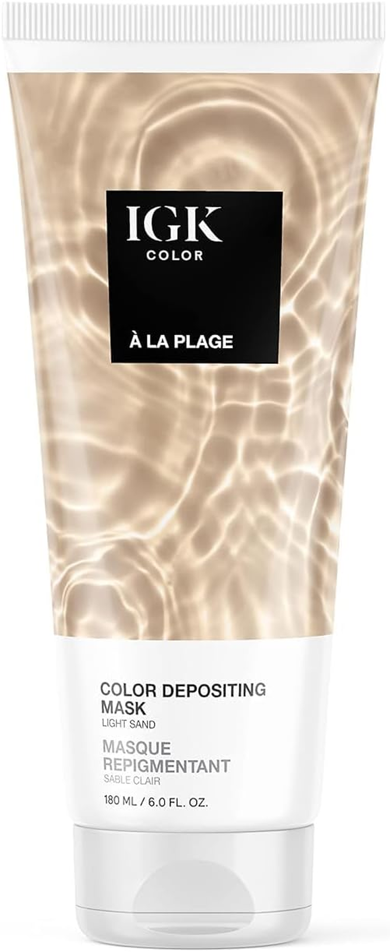 IGK Color Depositing Mask WILLIAMS BURGUNDY - Intense Burgundy | Conditioning + Hydrate + Shine | Vegan + Cruelty Free | 6 Oz