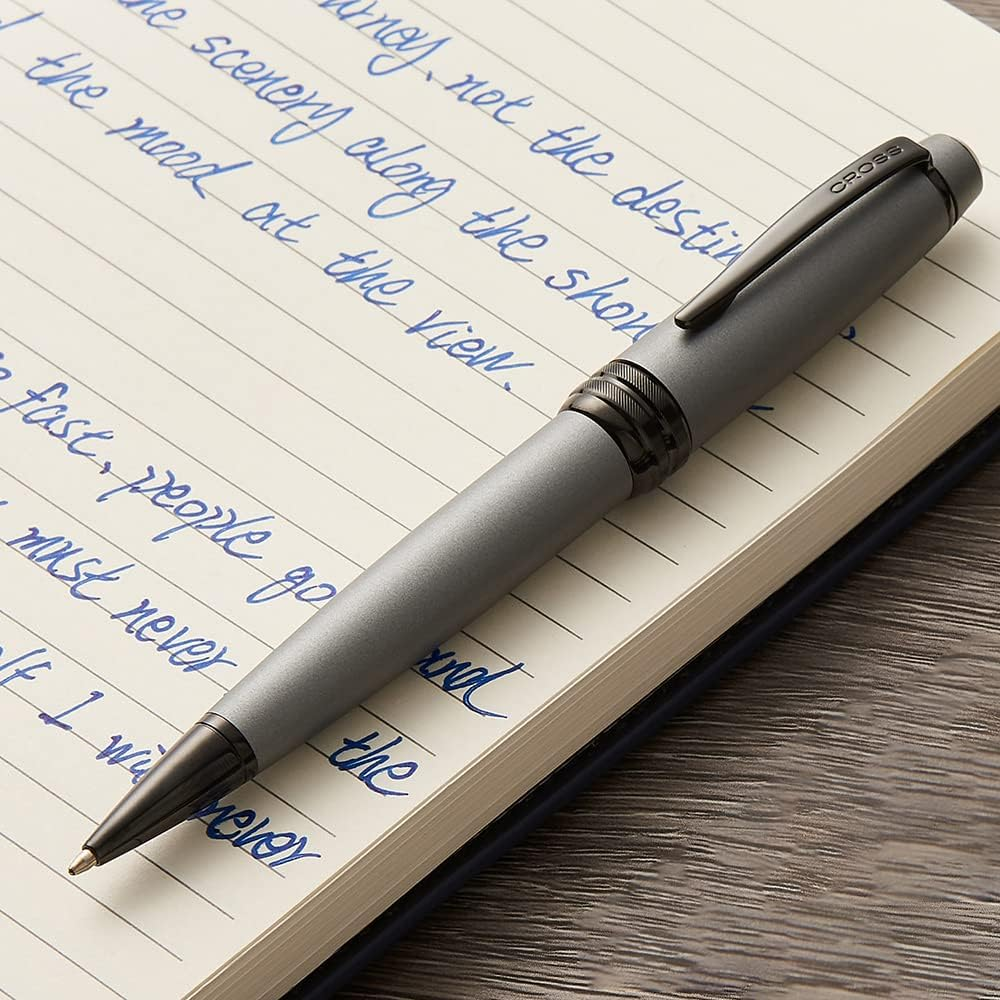 Cross Bailey Matte Gray Lacquer Ballpoint Pen image number 6