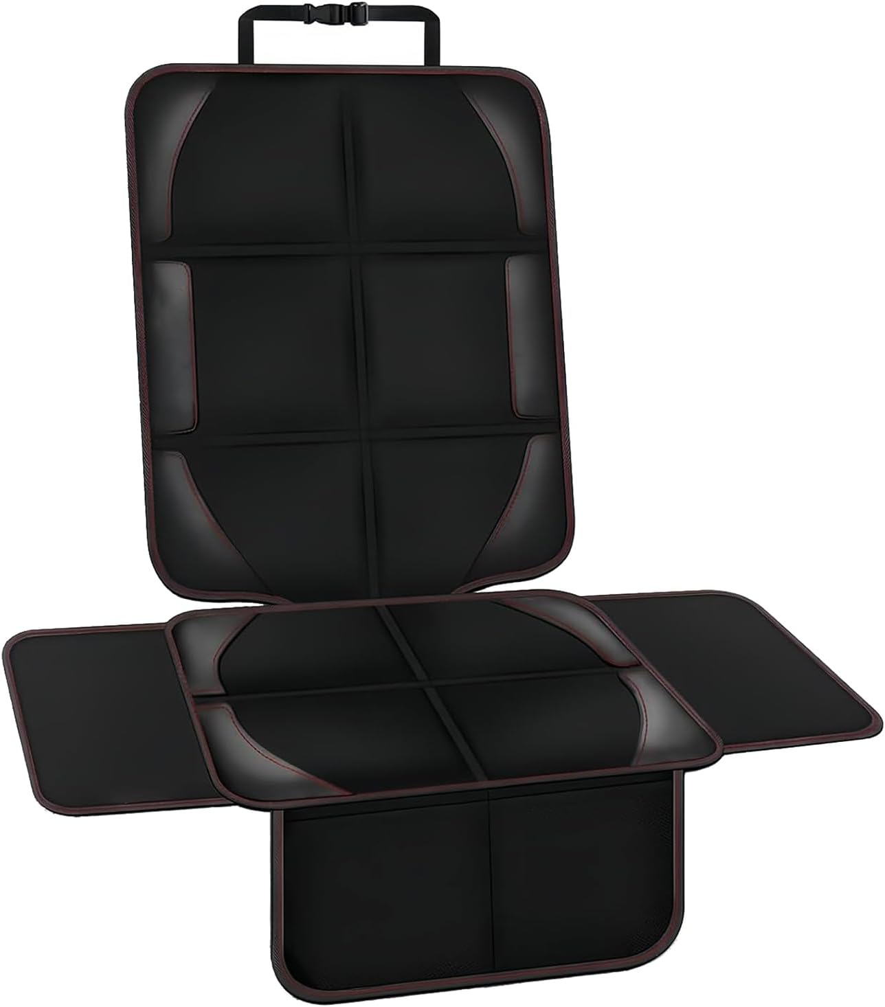 Car Seat Protector, Child Seat Protection, 600D Waterproof Non-Slip Fabric Thick Padding with 2 Mesh Storage Pockets, Baby Seat Protectors under Carseat image number 5