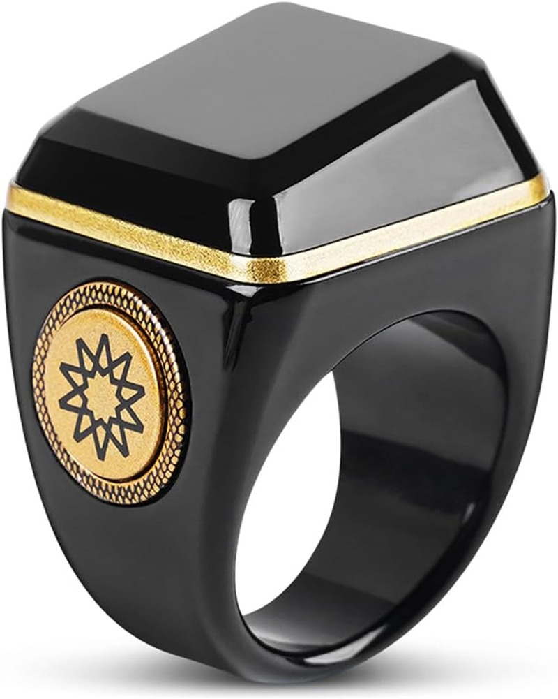 YUENTOEN Finger Tally Counter Clicker, Digital Tally Counter Ring with 0.49In Screen, APP Support, Prayer Reminders, Easy Count(Black,18Mm)