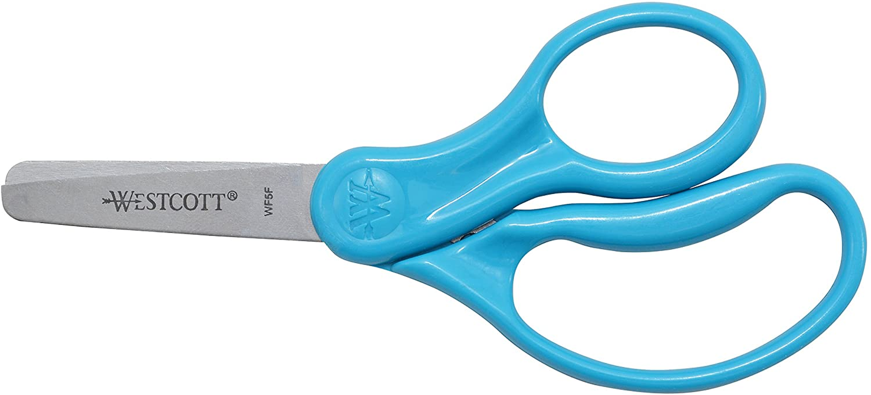 Westcott 16454 Right- and Left-Handed Scissors, Kids' Scissors, Ages 4-8, 5-Inch Blunt Tip, Assorted, 6 Pack image number 6