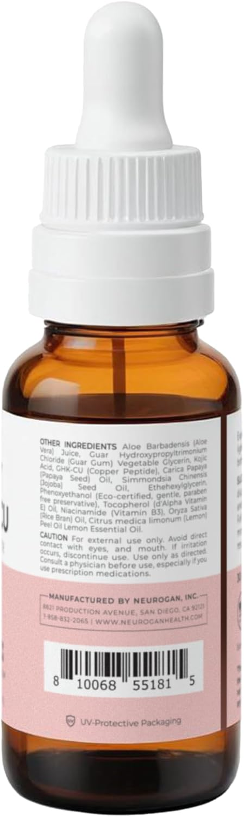Ghk-Cu (Copper Peptide) 4% Neck & Face Serum 1,200Mcg (1 Oz Bottle) image number 6