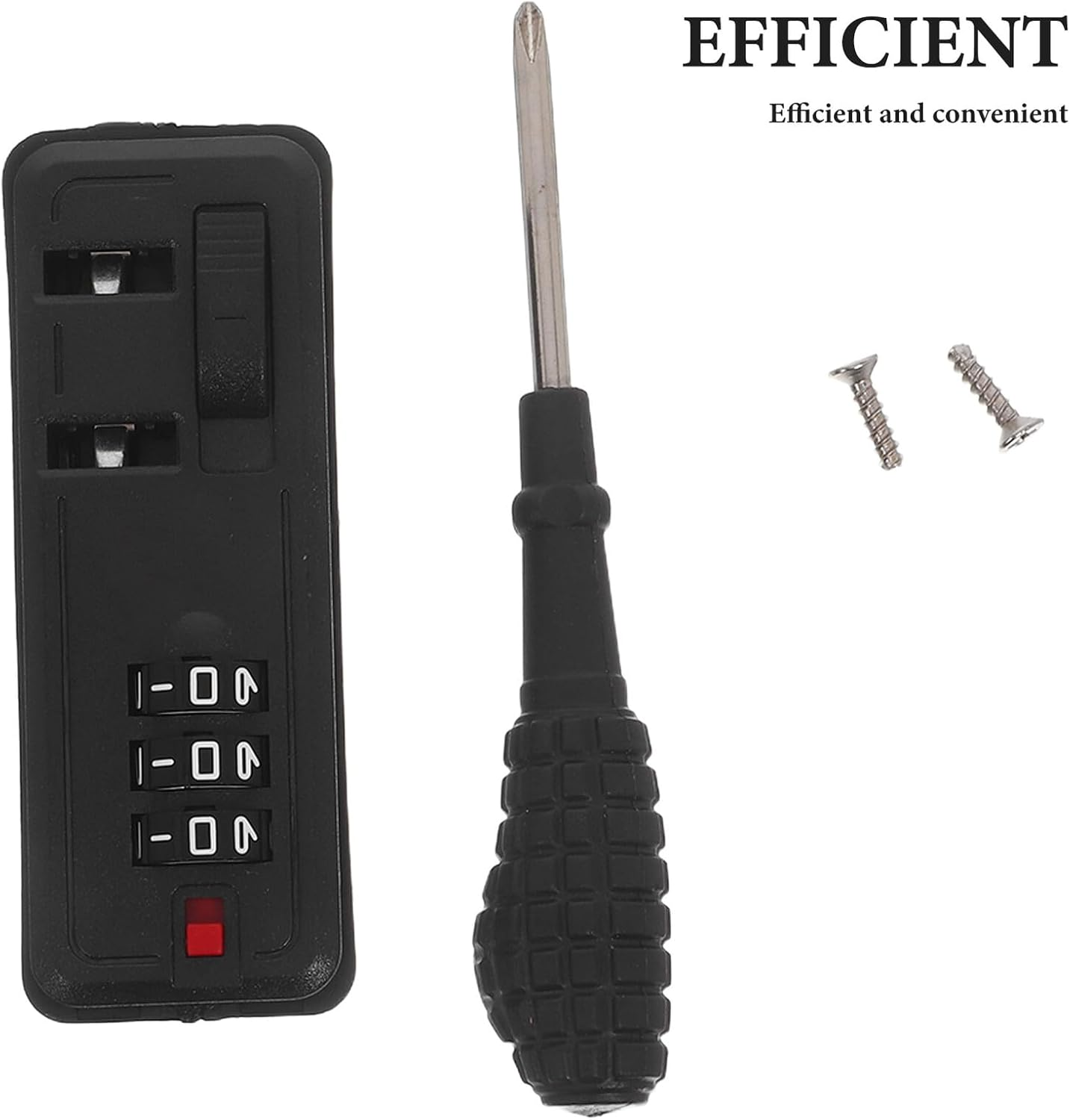 FINISPERSOO Self-Setting Combination Lock for Suitcases Flush Mount Travel Lock Digit DIY Password Reset Quick Release for Hard Case Essentials image number 5