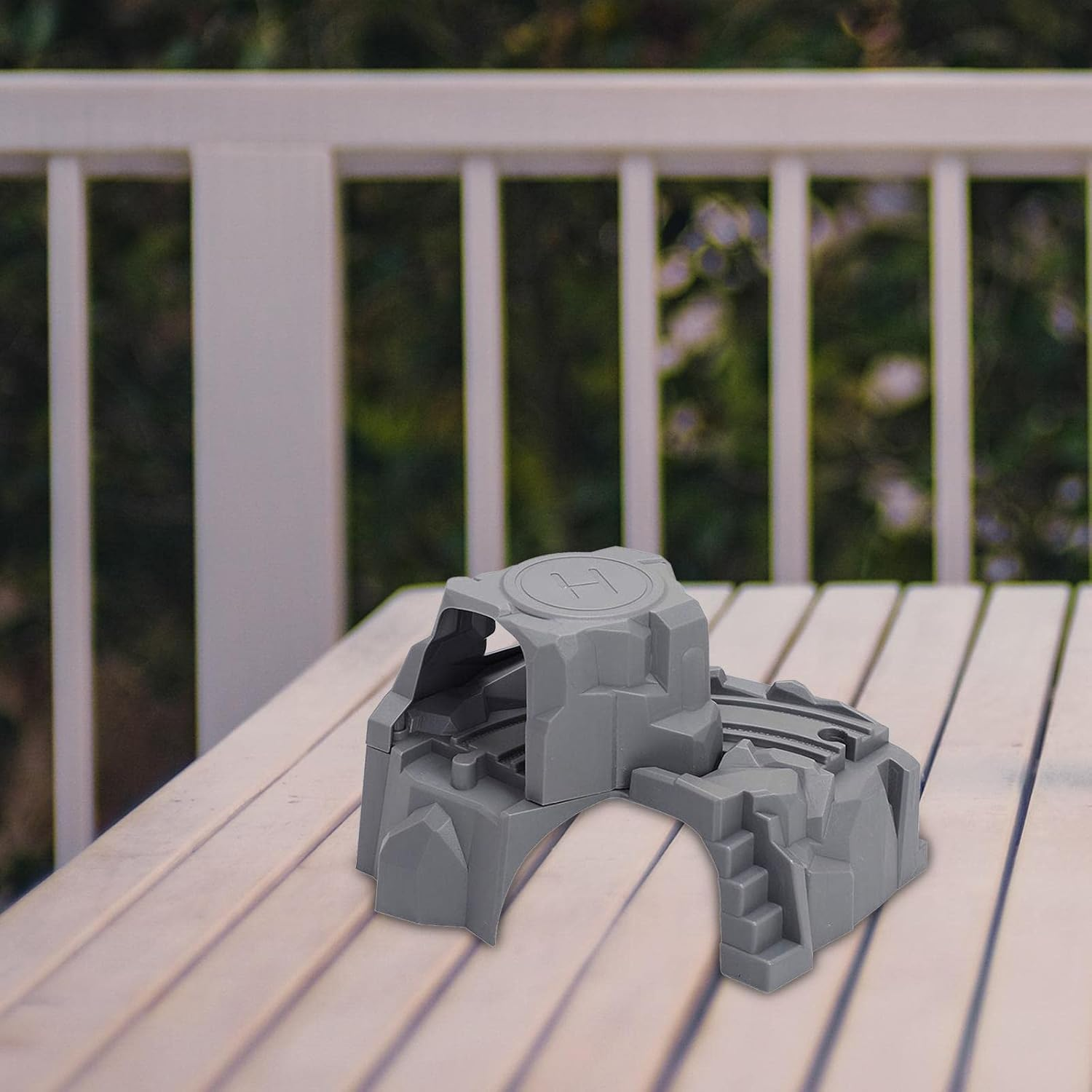 Plastic Grey Double Tunnel,Wooden Train Track Accessories, Toys