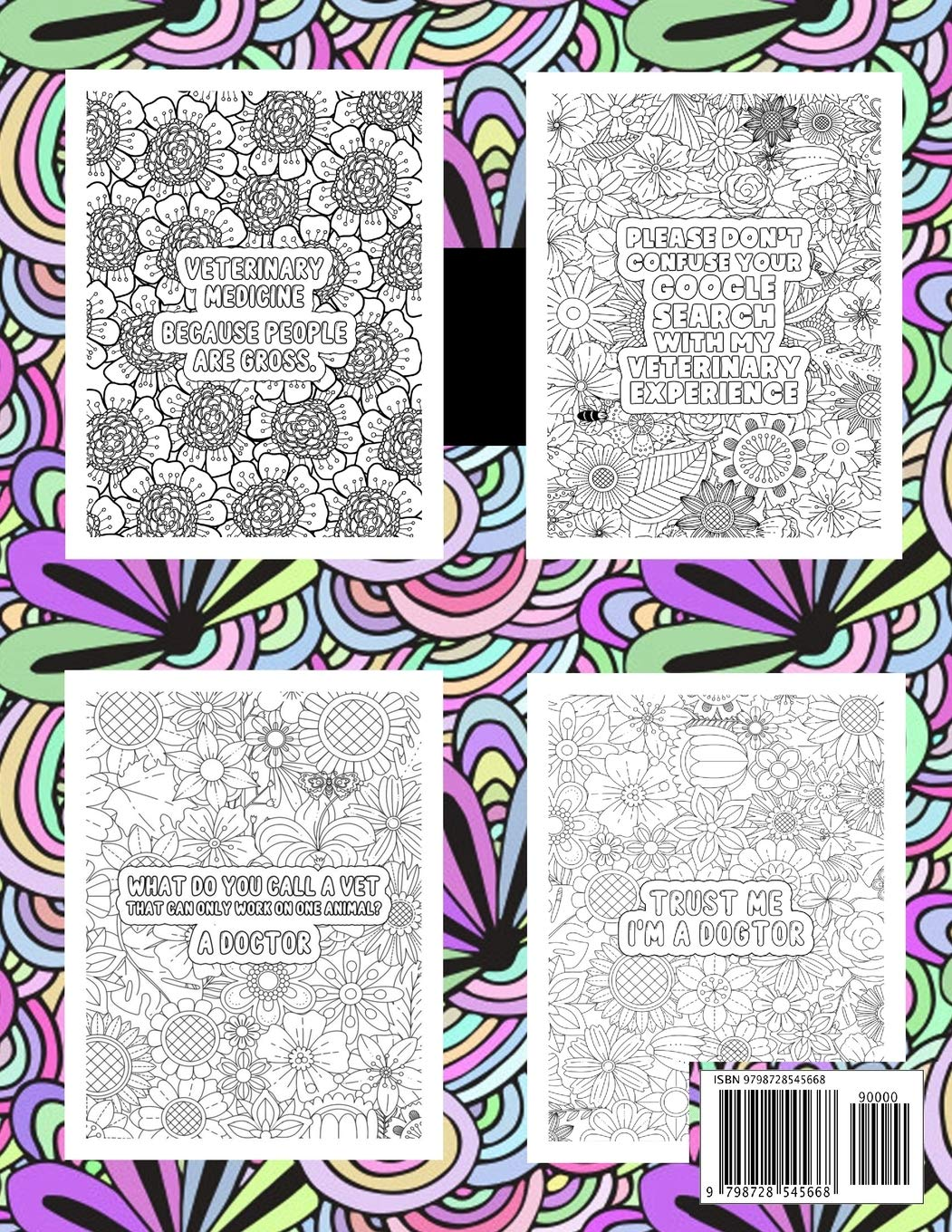 Veterinarian Adult Coloring Book: Funny Thank You Gag Gift for Veterinarians, Vet Techs, Vet Assistants and Vet Receptionists for Men and Women ... Retirement, Birthday and Christmas Fun Gift]